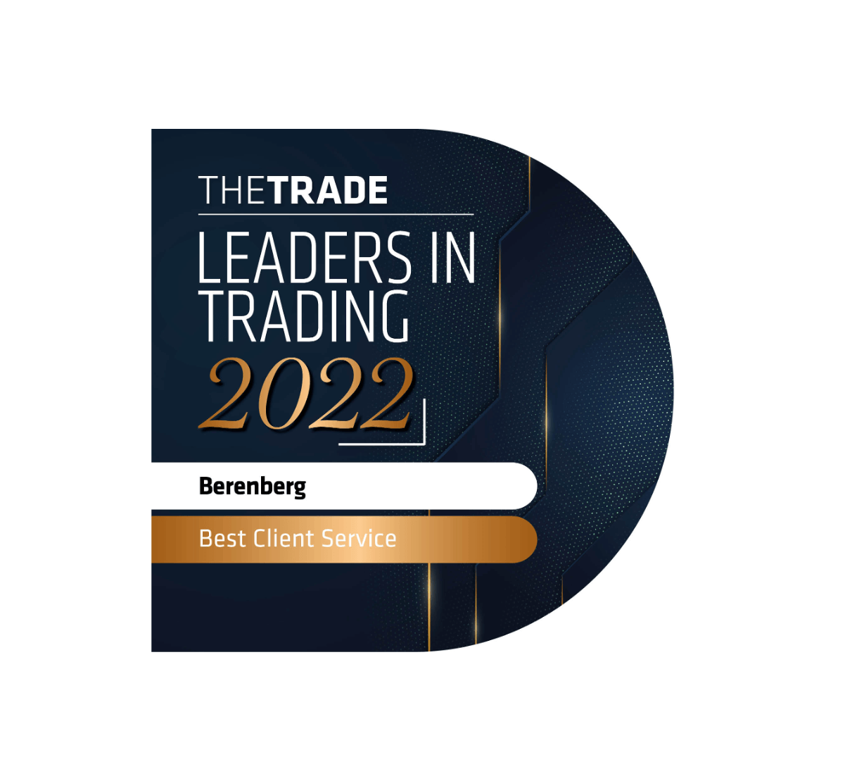 Berenberg Jobs - Careers Website - Awards - The Trade - Best Client Service Award Winner 2022 Image.png